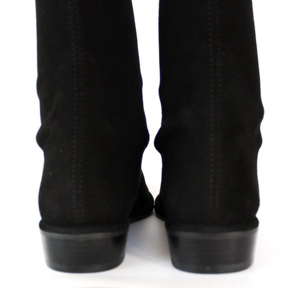 NEW STUART WEITZMAN Kneezie Black Suede Tall Boots - Picture 10 of 13